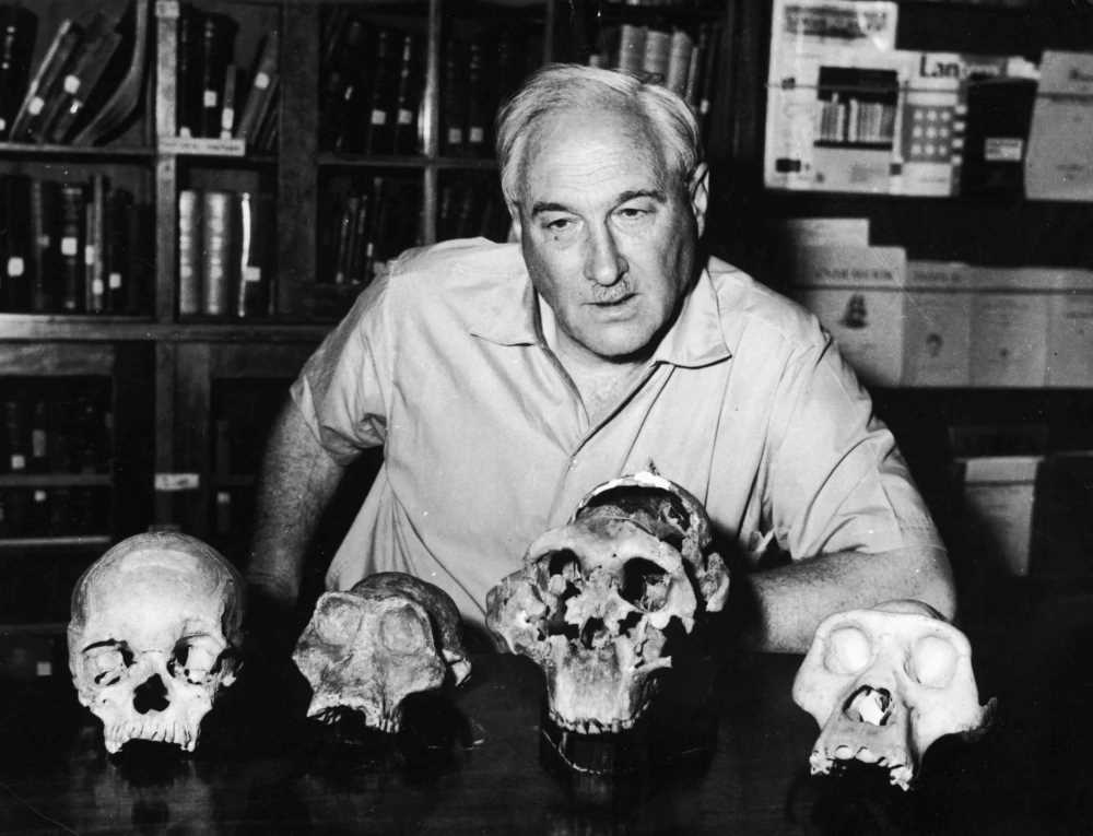 Louis Leakey, the paleontologist who suspected the Piltdown Man was a forgery.