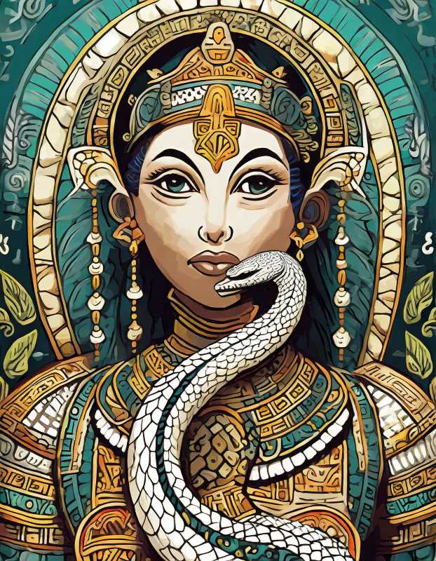 Tlacaelel, the “serpent-female,” the mastermind behind Itcoatl's reign and the Aztec Empire's rise.