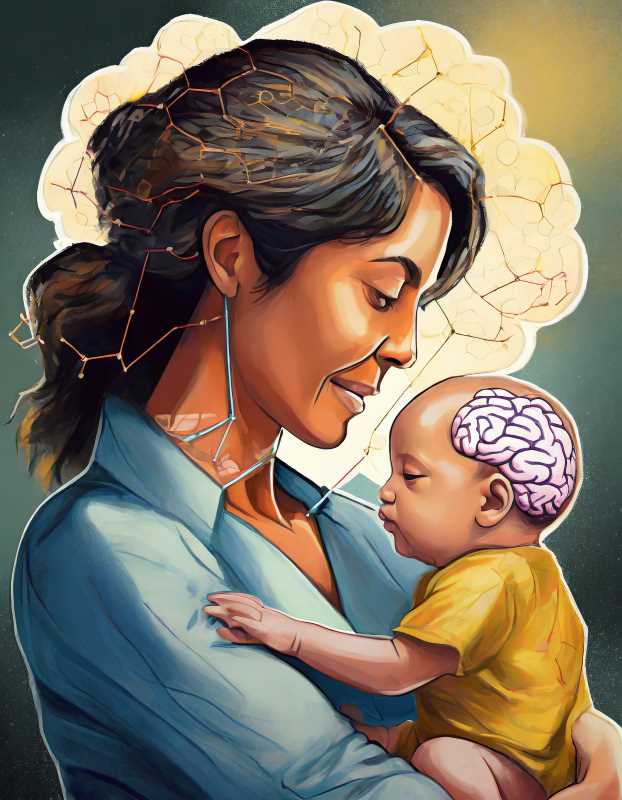 Research reveals a link between a mother's education level and a baby's brain development.