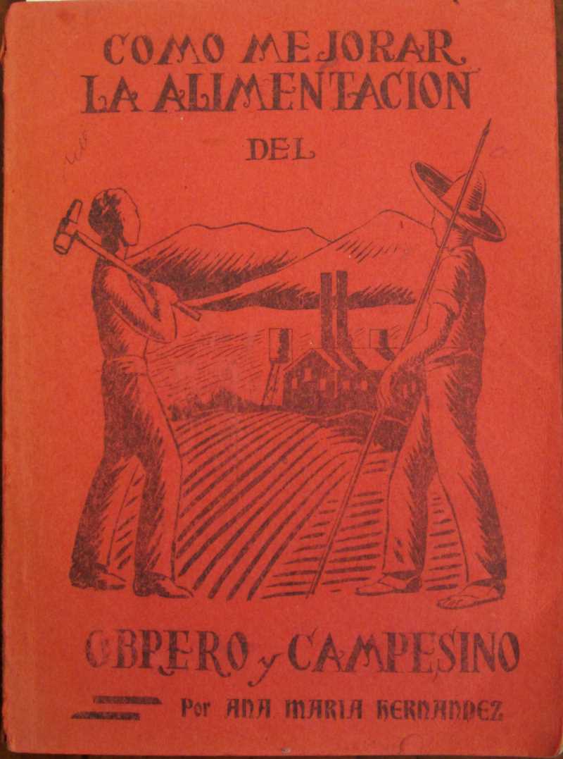 A vintage book cover with the title "How to Improve the Nutrition of the Worker and Peasant".