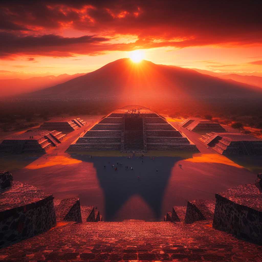 Suns rise and fall like empires in the Aztec creation myth, each ruled by squabbling gods vying for dominance.