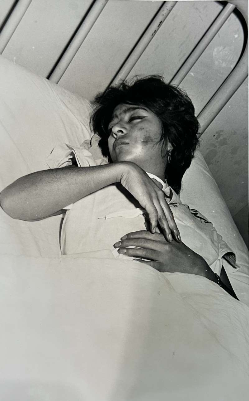In the photograph is Blanca Ledesma Gómez.