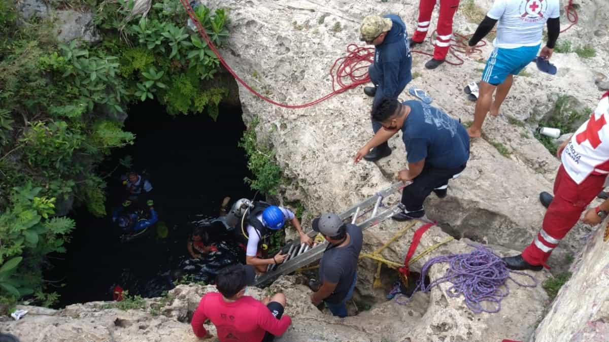 Search for man who fell into Cancun's Cenote Azul is over