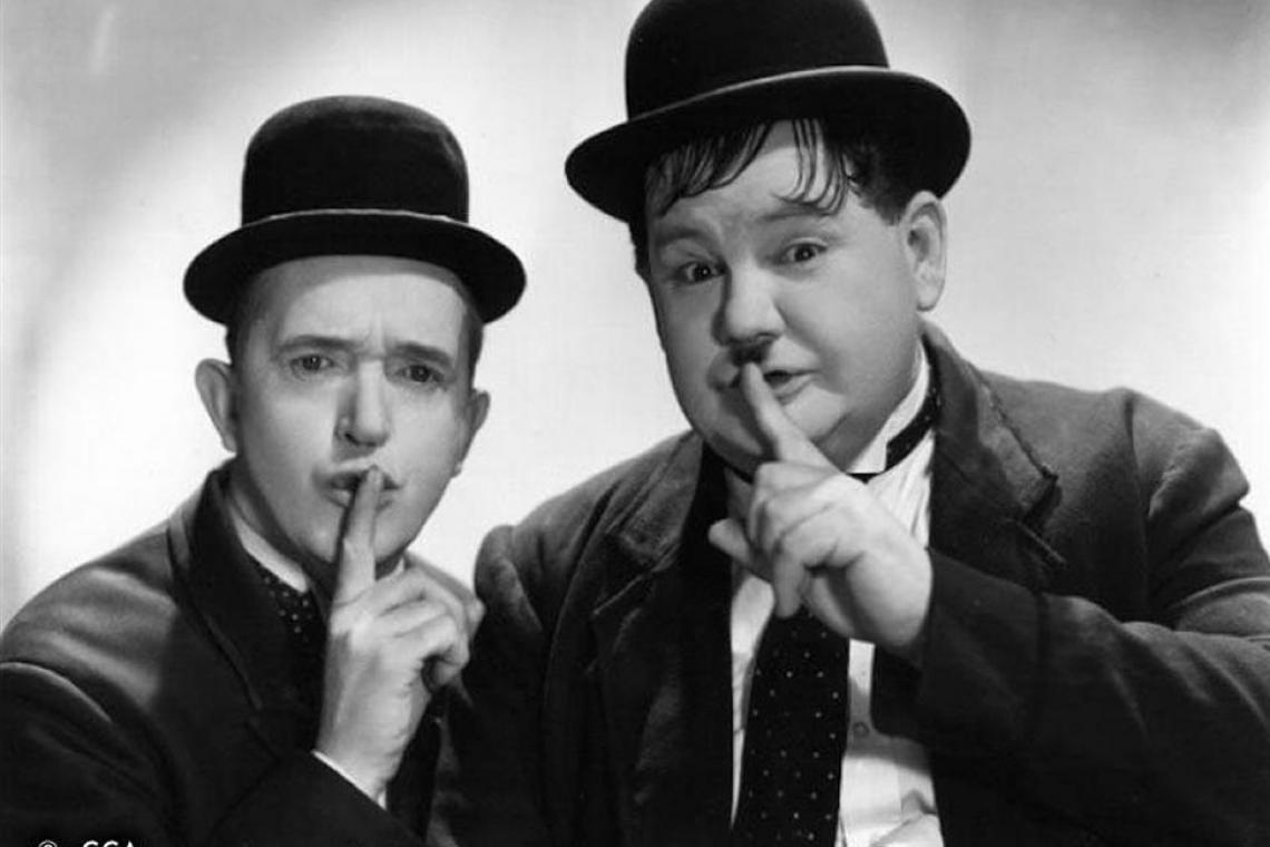 Oliver Hardy and Stan Laurel: the impending disaster