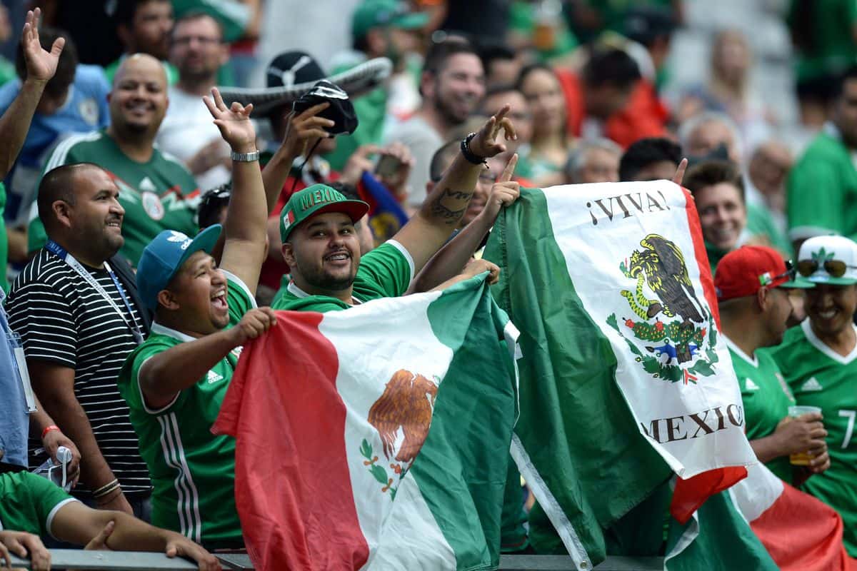 Mexico, the sixth country with the highest percentage of football fans