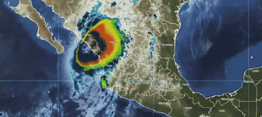 Today's weather in Mexico: Hurricane Pamela leaves almost 10,000 people affected in Mexico