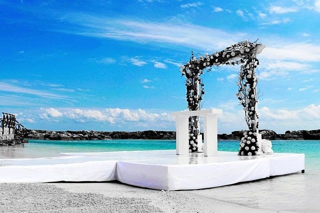 The Mexican Caribbean is the favorite destination for beach weddings