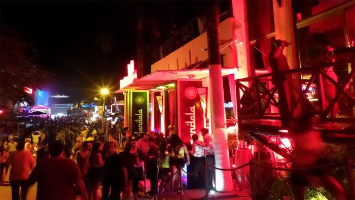 A woman raped and abandoned in the downtown area of Playa del Carmen
