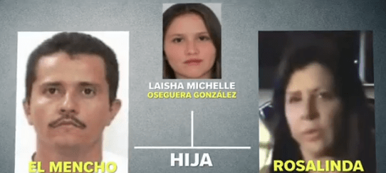 Laisha Michelle Oseguera Gonzalez, daughter of Rosalinda and El Mencho