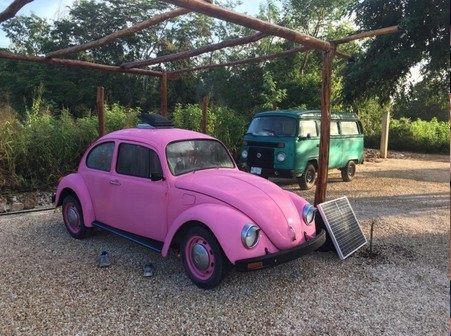 Lodging with the legendary "Beetle" cars in Mexico