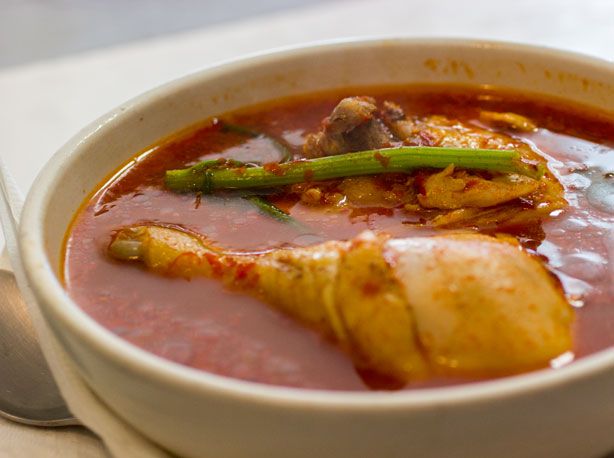 Chilate rojo or red chili or red broth recipe from Guerrero