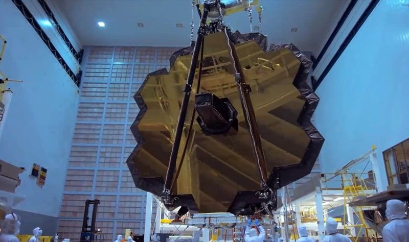 James Webb Space Telescope captures dust from two enormous stars colliding