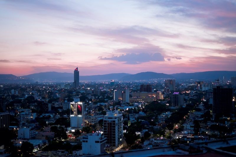The 6th most insecure city in the country is Guadalajara