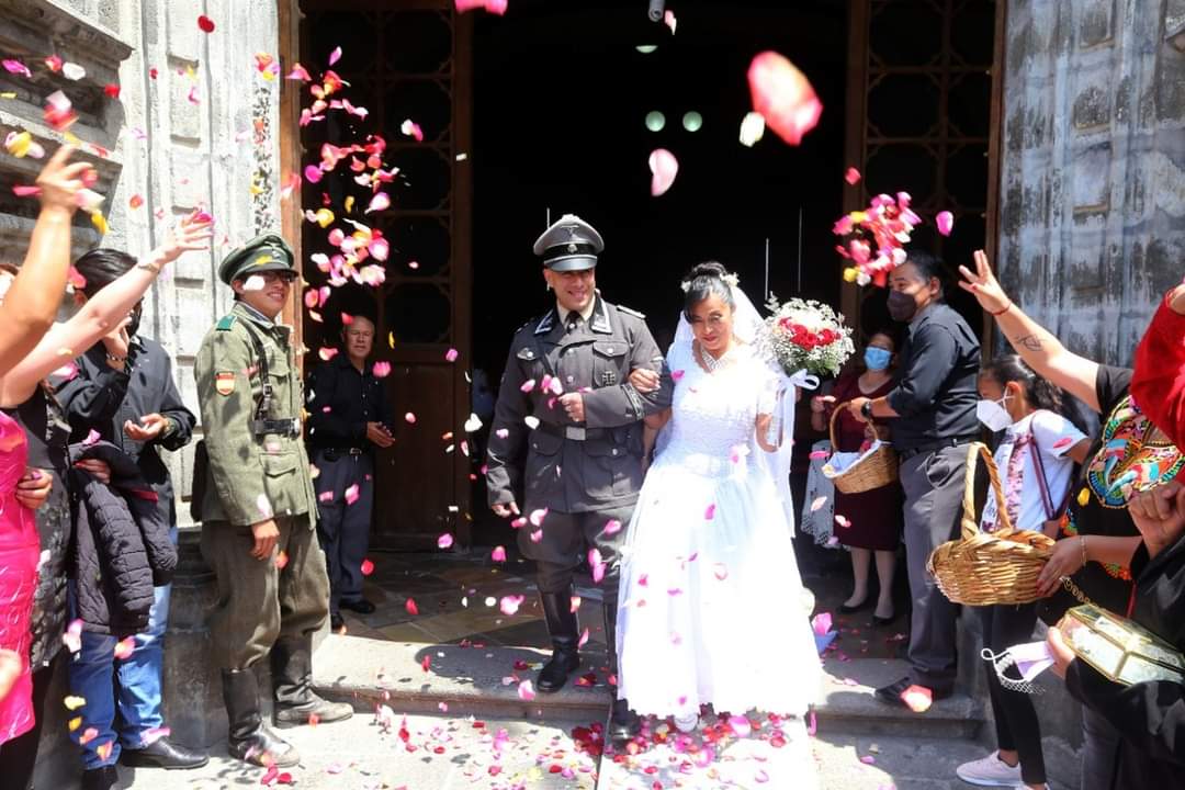 A couple goes viral for throwing a "Nazi" wedding