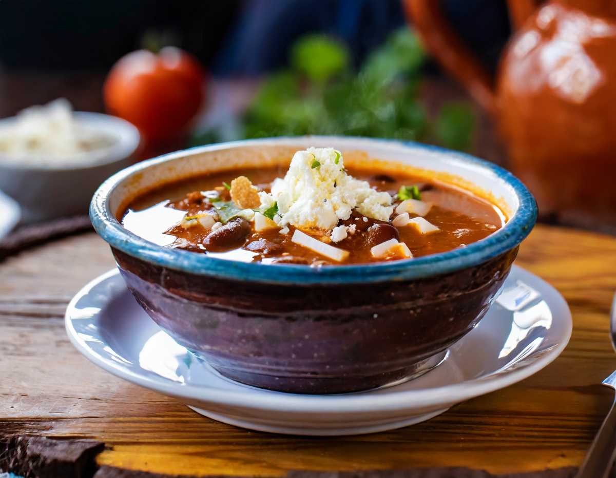 How to Make Savory Mexican Bean Soup with Cotija Cheese