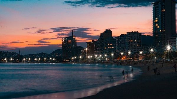 Acapulco at night.