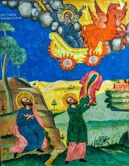 L'Ascensione del Santo Profeta Elia.
