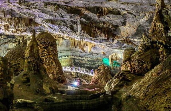 Step into a world of enchantment as you explore the mystical caves of Bustamante.