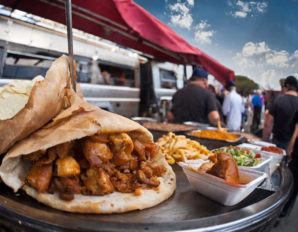 Telefónica Gastropark: Where food trucks and jazz create a culinary experience in downtown Tijuana.