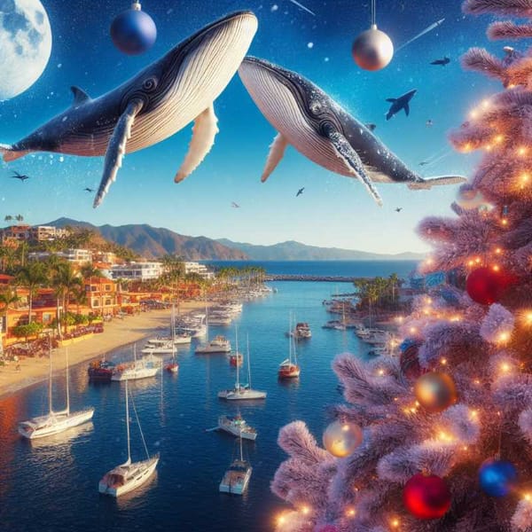 Puerto Vallarta's magical blend of whale watching and festive revelry creates the perfect winter wonderland.