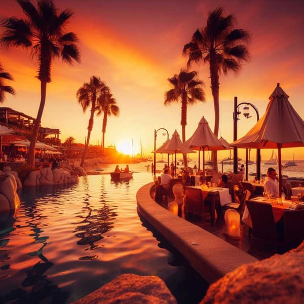 Sunset strolls and sizzling flavors await in Los Cabos. Come hungry and explore the vibrant culinary scene.