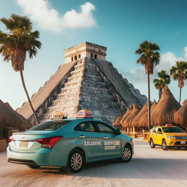Discover diverse transport options at Tulum International Airport.