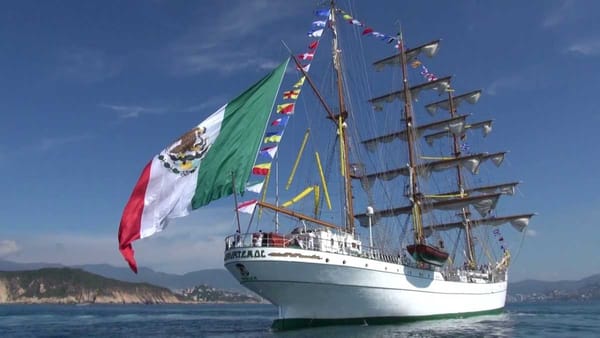The majestic return of ARM Cuauhtémoc to Acapulco's shores echoes resilience and a united spirit.