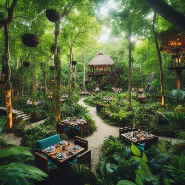 Immerse yourself in the vibrant green of the Tulum jungle and savor innovative Mayan cuisine.