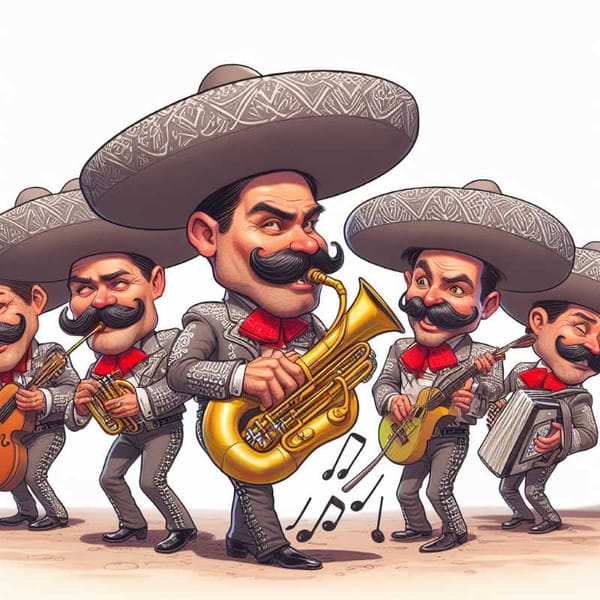 A mash-up of influences, as eclectic and lively as a mariachi band playing polka.