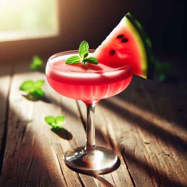 Spring Fling: This watermelon mezcal cocktail is a taste of sunshine in a glass! ☀️