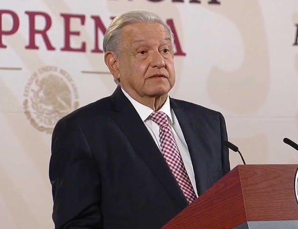 President Andrés Manuel López Obrador speaks during the daily Morning Conference.