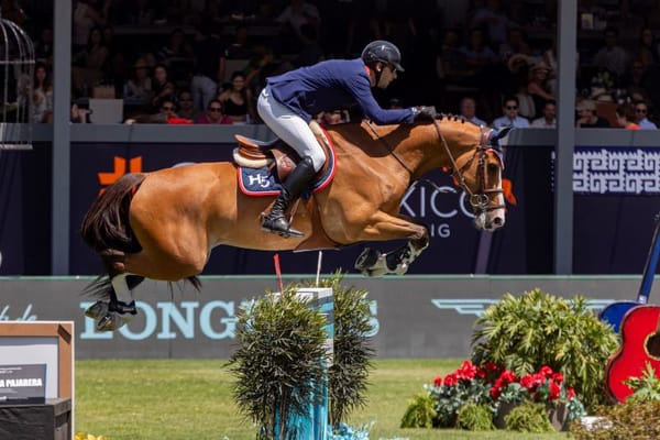Carlos Hank Guerreiro placed fourth in the Global Champions Tour Mexico 2024, a preparatory event for Paris 2024.