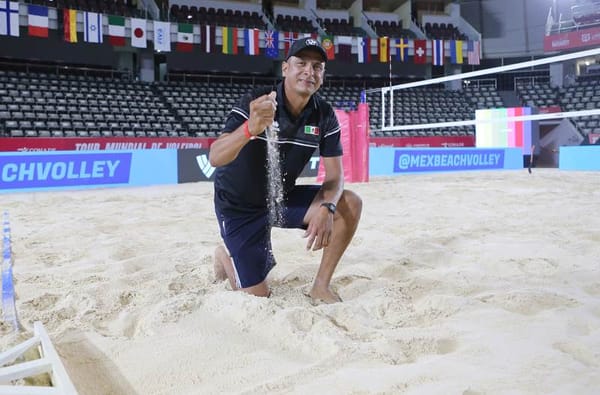 Tomás Hernández has been the court manager of all the beach volleyball events that have taken place in our country.