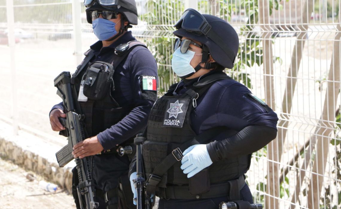 Security measures are deployed in Cancun with more than one thousand police officers.