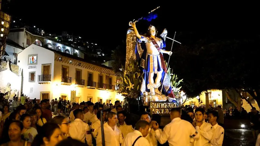 This is how Holy Week is celebrated in Taxco, Guerrero.