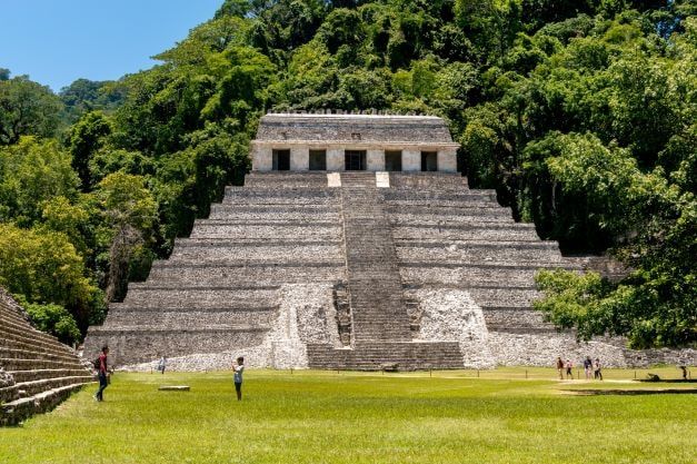 The ancient Mayan city of Palenque, one of the most beautiful archaeological sites in the world.