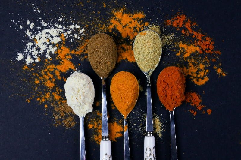 Flavor your dishes with these spices.