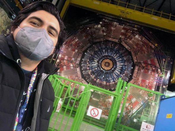 Cristobal Miguel Garcia Jaimes at CERN.