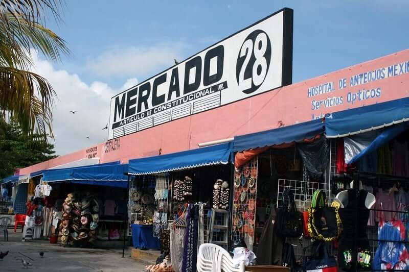 You can enjoy cheap food is Mercado 28 in Cancun.