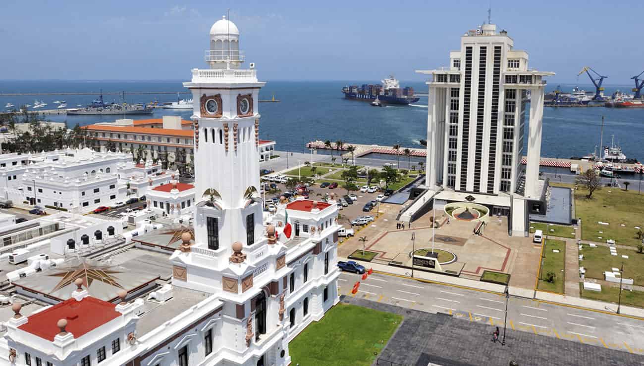 The city and port of Veracruz