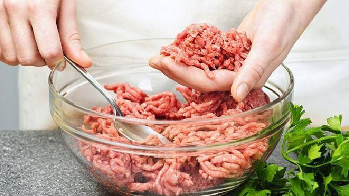 For what reason does ground beef decompose faster?