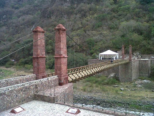 The Arcediano Bridge in the Barranca de Huentitán Canyon.