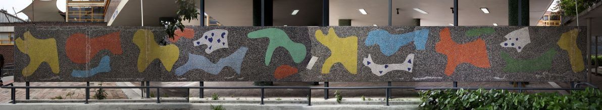 The Faculty of Chemistry is home to a mysterious mural that lacks a label or creator.