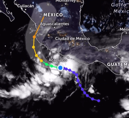 Tropical depression 19-E will turn into Hurricane Roslyn.