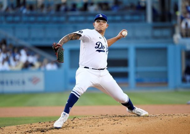 Julio Urías, Los Angeles Dodgers, is one of the Mexican players who will be in the Major League Playoffs.