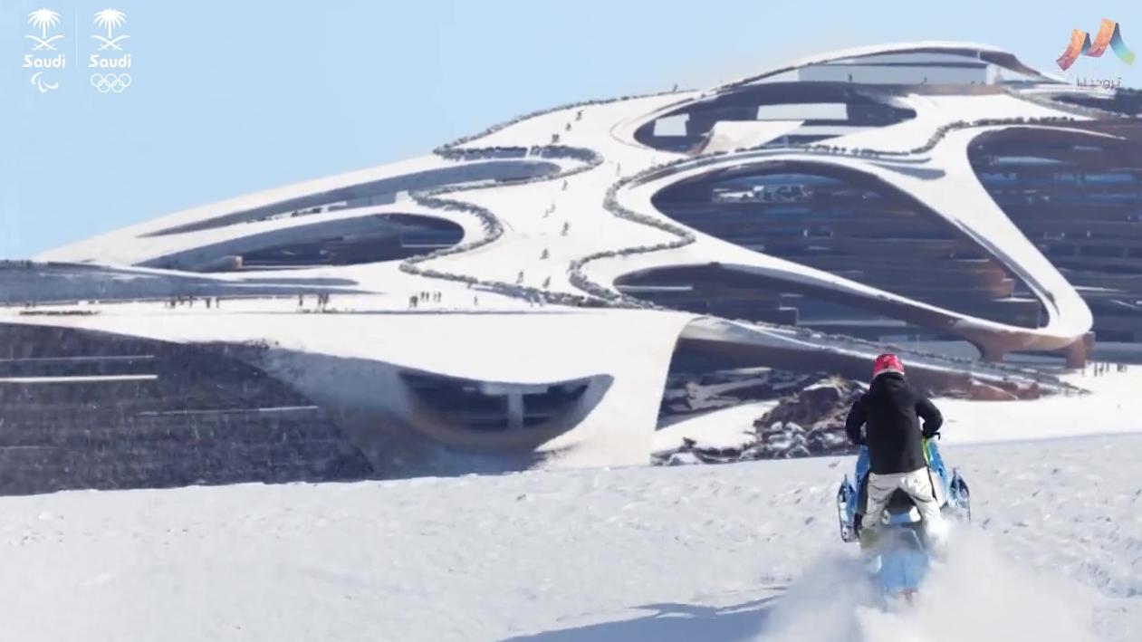In the desert of Saudi Arabia, athletes will compete in the Asian Winter Games.
