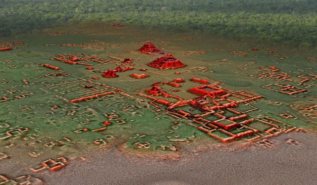 With scanning, UNAM experts detect a vast Mayan complex.