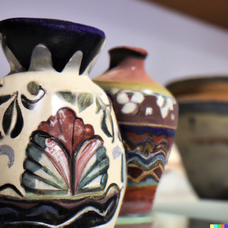 Mexican pottery is known for its vibrant colors, intricate designs, and high-quality craftsmanship.