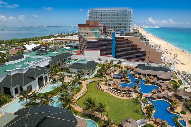 Relax and unwind in style at the luxurious beachfront hotels of Cancun.