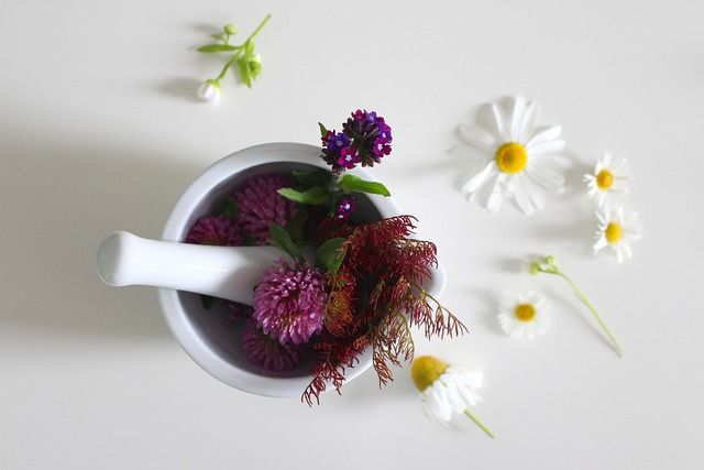 Cosmeceuticals: natural sources like chamomile, mint, and rose oil contribute to the maintenance of healthy skin.